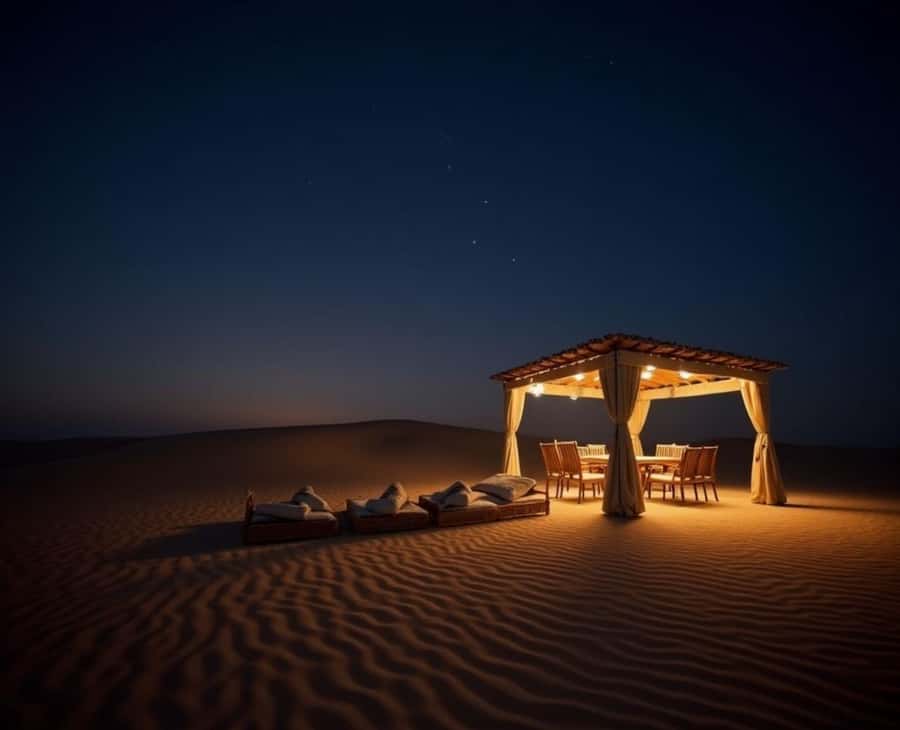 Doha : Night Desert Safari with Dune Bashing & Stargazing - The Inland Sea at Its Quietest