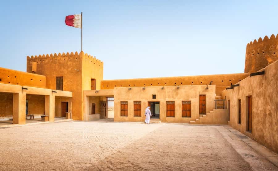 Doha North Qatar Tour Zubara Fort, Mangroves, Jumail Village - Al Thakira mangroves after 15 minutes on the road