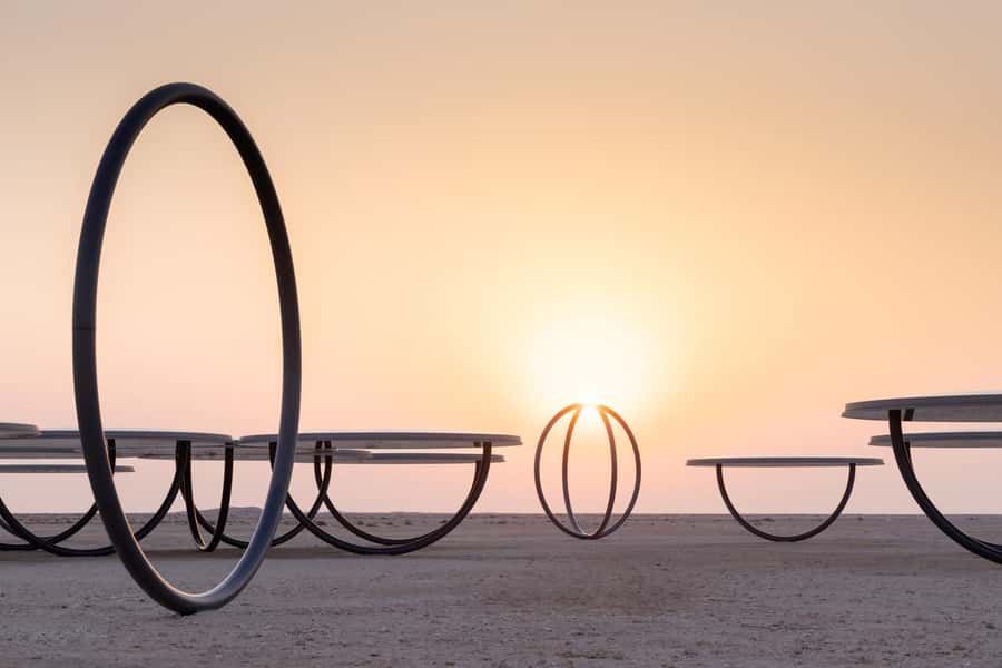 Doha: Olafur Eliasson Exhibit, Zubara Fort & Al Jumail - The 75-minute drive from Doha to Al Zubara