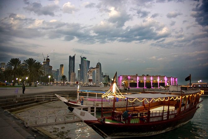 Doha Private Night City Tour – With or Without Local Meal - West Bay and the Museum of Islamic Art from the road