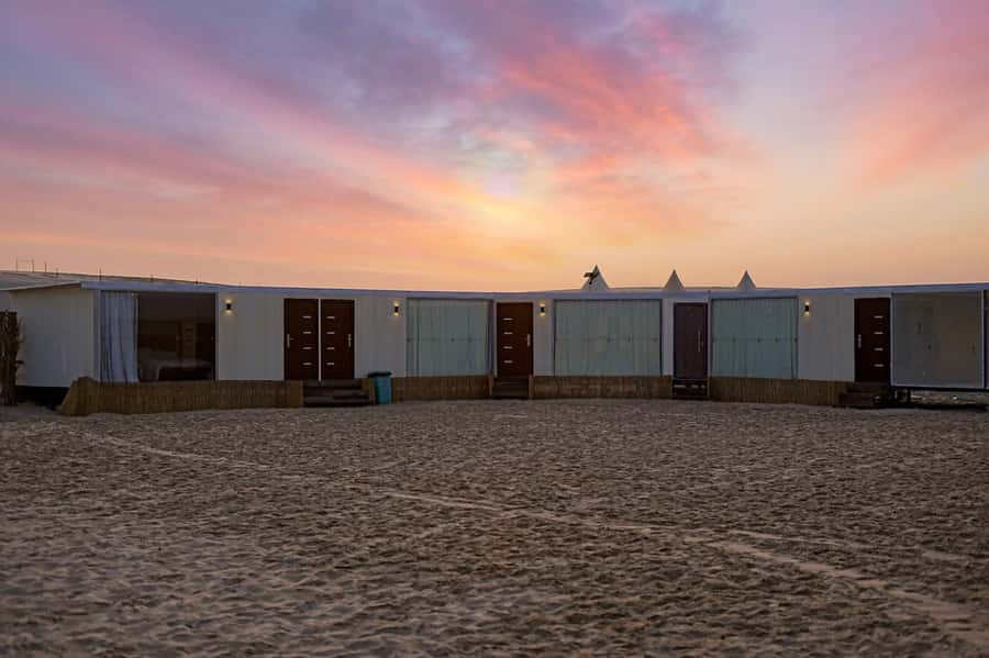 Doha: Private NIGHT desert safari with free camel ride - The Inland Sea provides the tour’s best photo stop