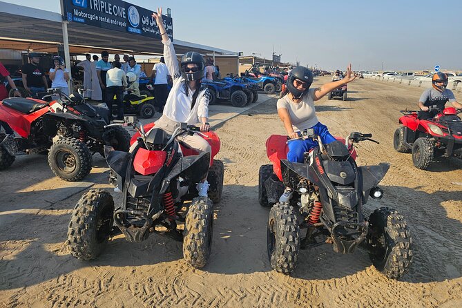 Doha Qatar ATV Quad Bike Buggy Dune Bashing and Camel Ride - Who should book this Qatar desert tour