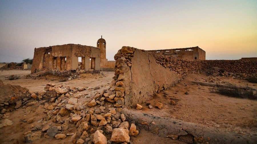 Doha-Qatar North Tour, Zubara Fort, Mangroves, purple island - Why the north of Qatar is worth your time