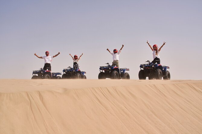 Doha: Quadbike, Dune Bashing, Camel Ride, Inland Sea Visit - Reaching the Inland Sea near Saudi Arabia