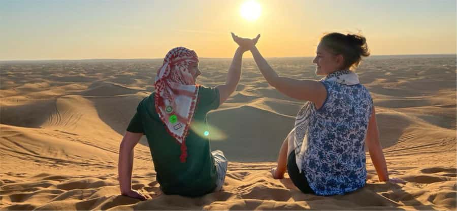 Doha: Safari, Camel Ride, Sandboarding and Inland Sea Tour - Dune bashing across Qatar’s golden dunes