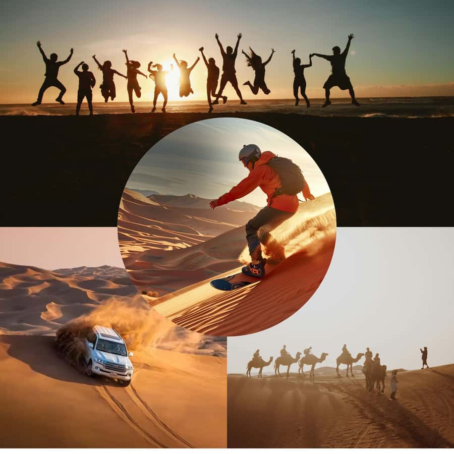 Doha: Shared Desert Safari, Sandboarding, Camel Ride - Reaching the Inland Sea