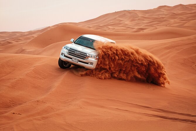 Doha Sunrise Desert Safari Tour| Dune Bashing| Inland Sea visit| Camel Riding - Sealine Beach and the first burst of dune bashing