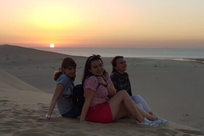Sunrise /Sunset Desert Safari with Sand Boarding,Camel ride