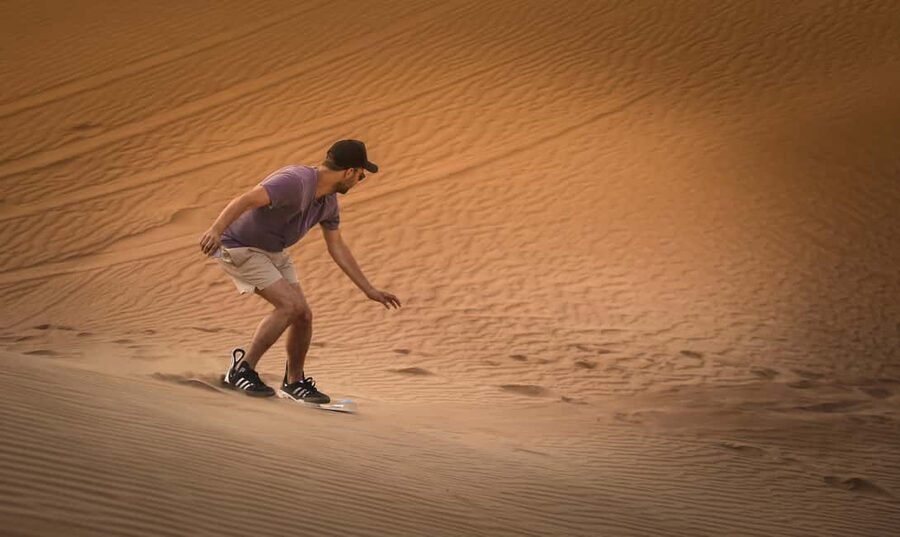 Doha: Sunset Desert Safari, ATV, Camel Ride and Sandboarding - Quad biking depends on the option you choose