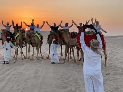 Sunset Safari, Dune Bashing, Sandboarding & Camel Ride