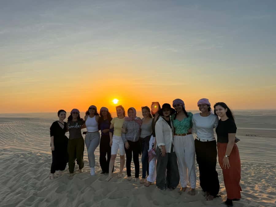 Doha: Sunset Safari, Dune Bashing, Sandboarding & Camel Ride - The Inland Sea gives the trip a real sense of place