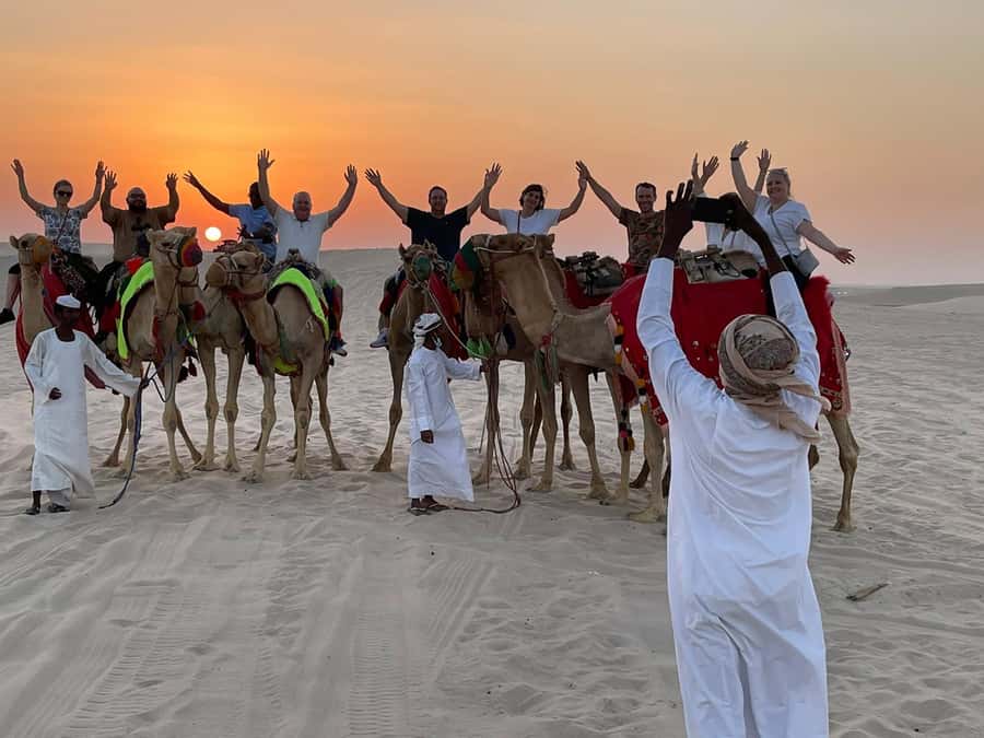 Doha: Sunset Safari, Dune Bashing, Sandboarding & Camel Ride - The ride out from Doha to Mesaieed