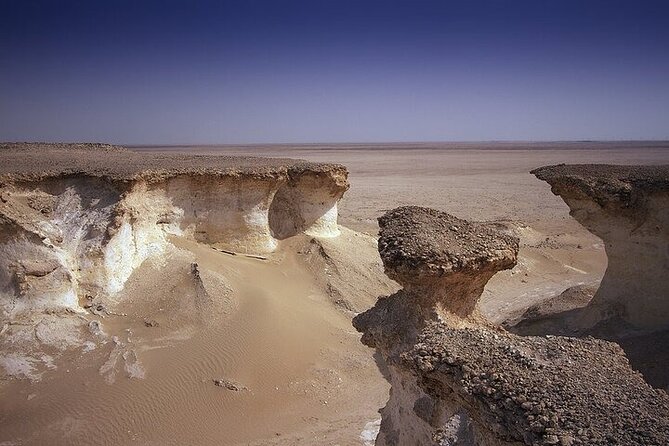 Doha: West Coast Tour Serra and Mushroom Rocks - Zekreet Fort Ruins and two periods of construction