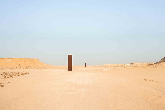 Doha West Qatar Richard Serra Sculpture, Mushroom Rock Tour - Mushroom Rock and the Zekreet stop