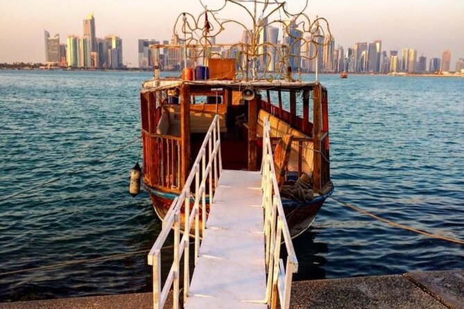 Exclusive Doha Private Dhow Cruise & Corniche Walk With Sunset - West Bay views and the changing evening light