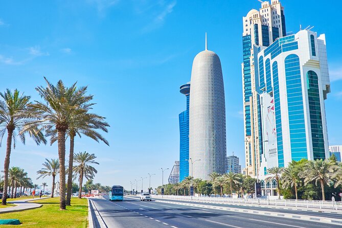 Explore Doha: City Tour & Dhow Boat Cruise Adventure - Doha’s Corniche links the city’s major views