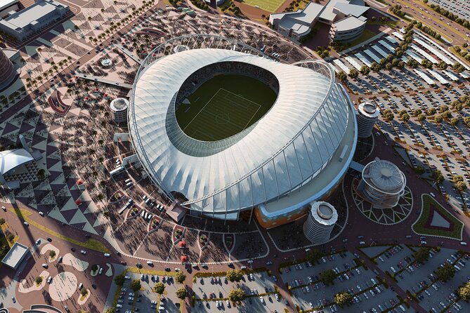FIFA 2022 World Cup Stadiums in Qatar - Private Trip from Doha with Hotel Pickup - Al Thumama and the shape of a traditional gahfiya