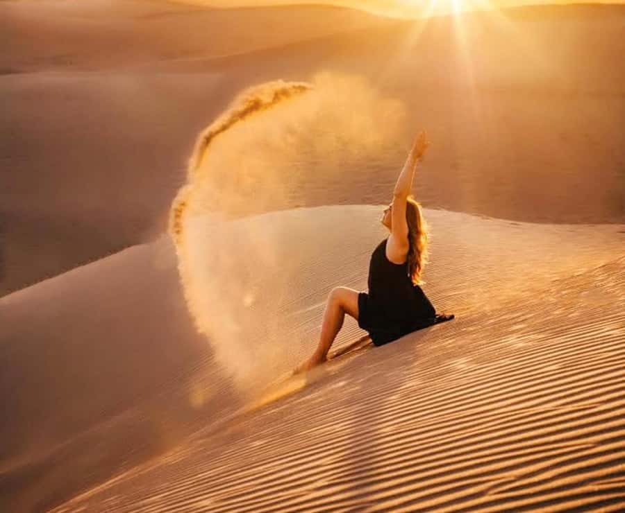 From Doha: Sunrise or Sunset Safari with Sand Boarding - Reaching the Inland Sea