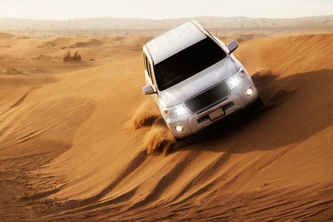 Full-Day DesertSafari with Camel Ride,InlandSea & BBQ Desert Camp - Sealine Beach starts the coastal part of the day