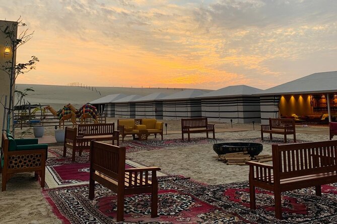 Full-day Qatar desert safari: dune bashing, sandboarding, camels - The guides can shape the whole day