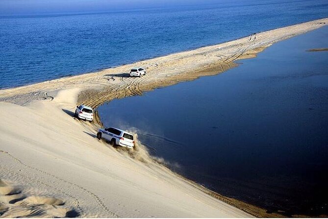 Half Day Desert Safari and Inland Sea - Arriving at Khor Al Udaid and the Inland Sea