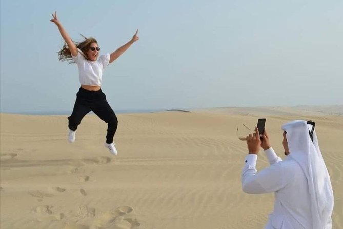 Half Day Desert Safari || Sand Boarding || Camel Ride || Inland Sea Visit || - From Doha to Qatar’s southern desert