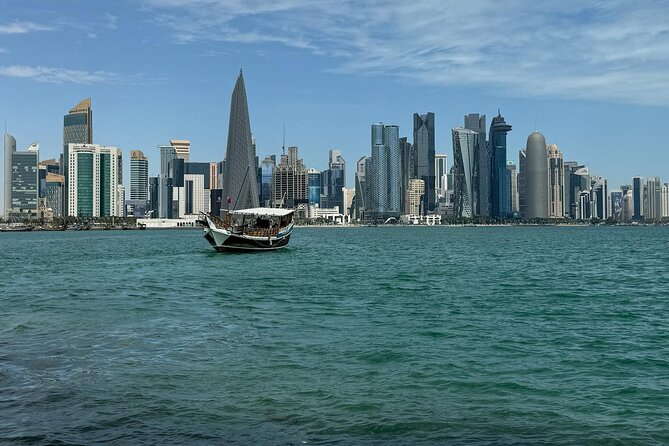 Half Day Doha City Tour And Wooden Dhow Boat Ride (Private Tour) - Pearl-Qatar: 15 minutes around a luxury marina