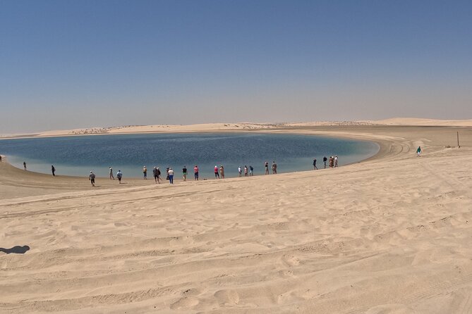 Half Day Night and Morning Desert Safari Camel and Sand Boarding - Khor Al Udaid, where sand meets the inland sea