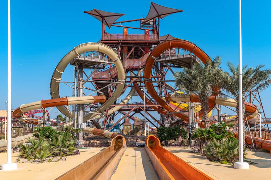Lusail: Meryal Waterpark Entry Ticket - Beach time, the entertainment cave, and food breaks