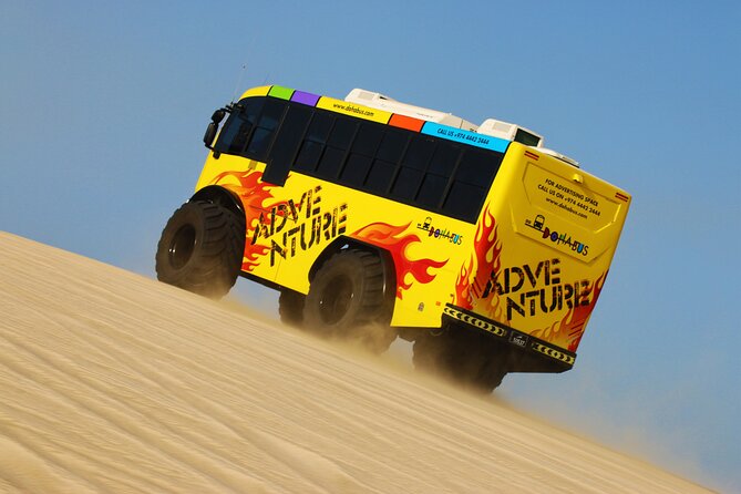 Monster Bus desert adventure: Dune bashing and sandboarding - What the Monster Bus experience really is