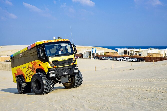 Monster Bus desert adventure: Dune bashing and sandboarding - The 45-minute Sealine dune ride