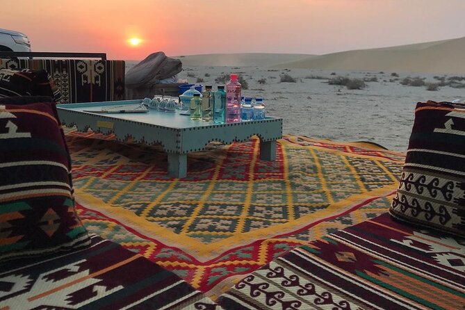 No Rush Desert Safari: 6-Hour Adventure & Inland Sea Relaxation - Leaving Doha for Sealine Beach