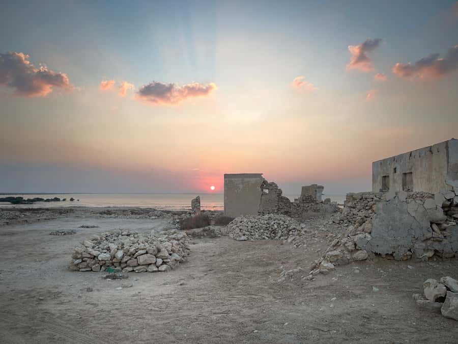 North of Qatar: Olafur Eliasson Exibit, Zubara fort & jumail - Olafur Eliasson’s curious desert