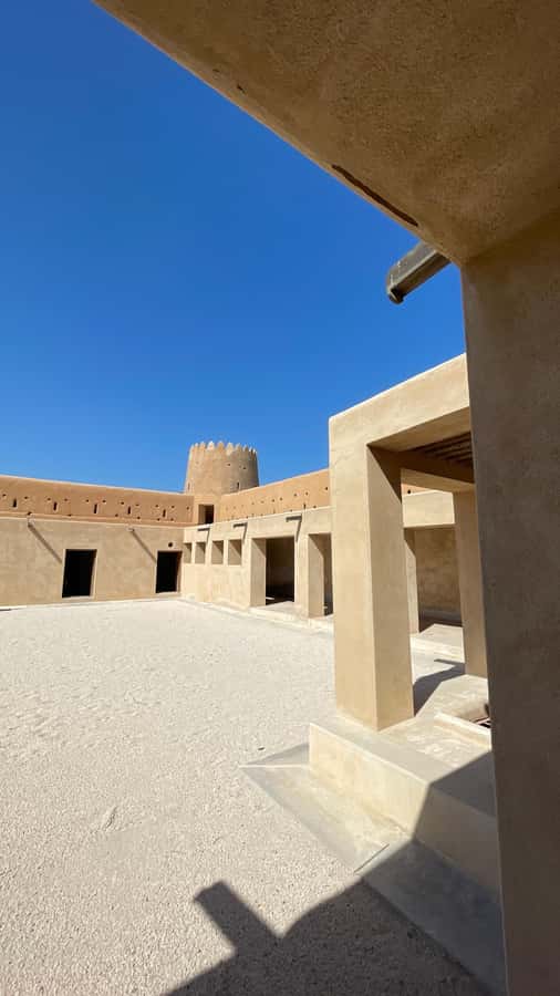 North of Qatar: Olafur Eliasson Exibit, Zubara fort & jumail - Jumail, a village returning to the sand