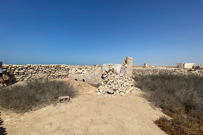 North Qatar Guided Expedition to Nature Charms - Al Jumail Village, an evocative coastal ruin