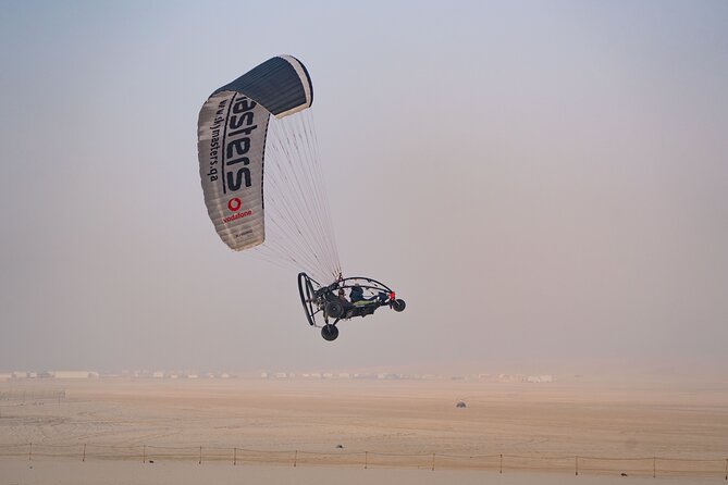 Paratrike Air Tour Doha - Flying above Sealine Beach in an Xcitor
