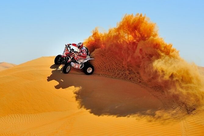 Qatar ATV And Quad Bike Experience With Sand Boarding - On the ATV track among the red dunes