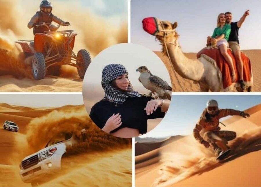 Qatar: ATV & Quad Dune Bashing, Camel Ride, & Sandboarding - From Doha pickup to the first golden dunes