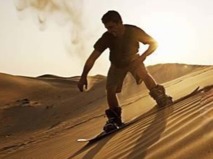 Qatar Desert Safari, Quad bike, Camel Ride and Sandboarding - First Inland Sea run: 30 minutes of dune bashing