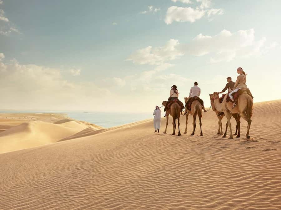 Qatar Desert Safari, Quad bike, Camel Ride and Sandboarding - The second dune route and possible sunset