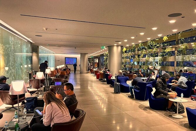 Qatar: Doha Hamad International Airport (DOH) Al Maha Lounge - Inside the lounge: useful, calm, and not especially lavish