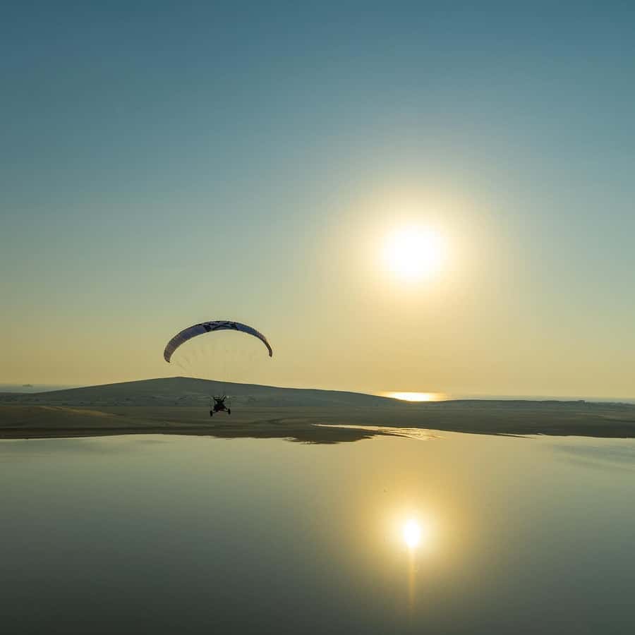 Qatar: Paratrike Air Tour with Hotel Transfers - The 20-minute paratrike flight over Sealine Beach