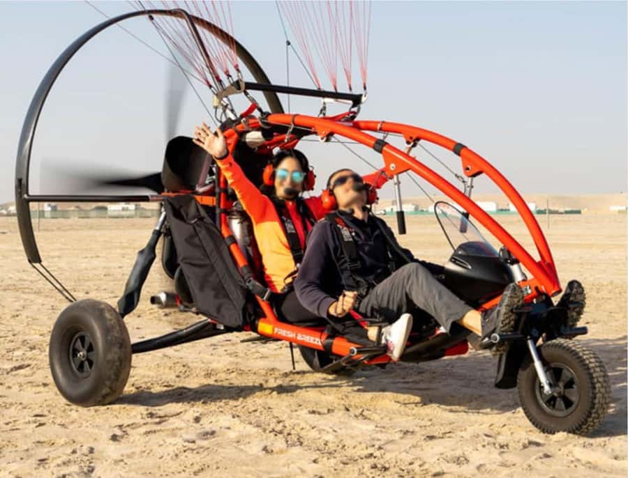 Qatar's Skybound Adventure: Exclusive Private Paratrike tour - Coastline views from an unusual angle