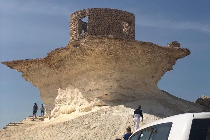 Qatar West Coast tour, Zekreet, Richard Serra Sculpture, Mushroom Rock Formation - Meeting the steel walls of Richard Serra