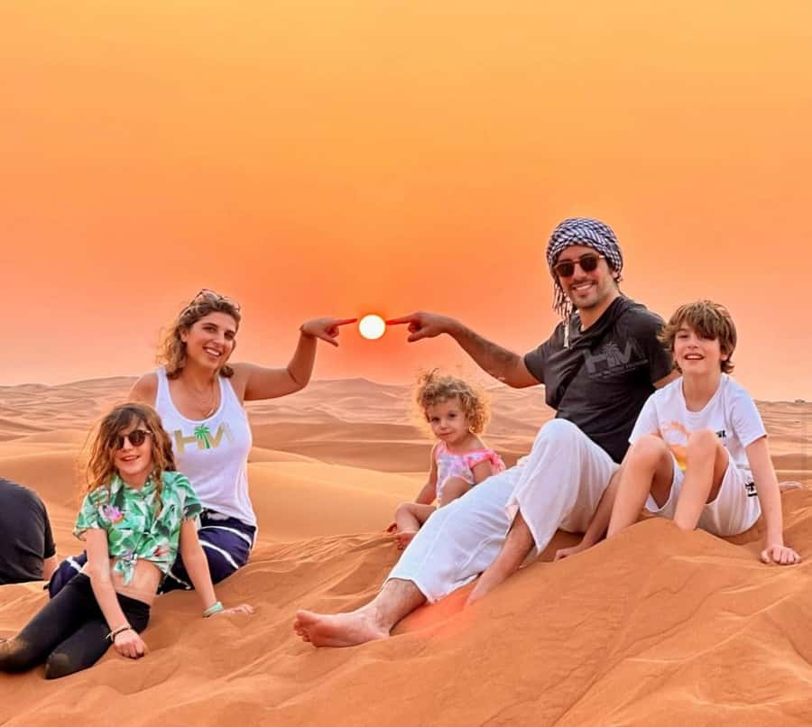 Quad Bike/Buggy, Desert Safari, Camel Ride, Dune Bashing - Red dunes, sharp turns, and the 4WD ride