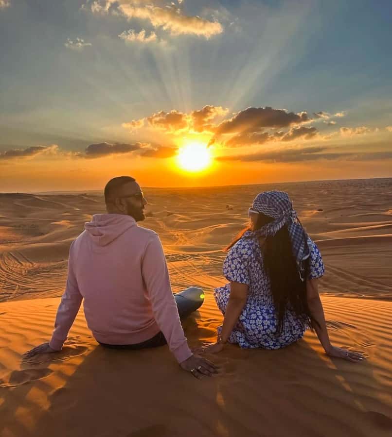 Quad Bike/Buggy, Desert Safari, Camel Ride, Dune Bashing - Sandboarding down Qatar’s dunes