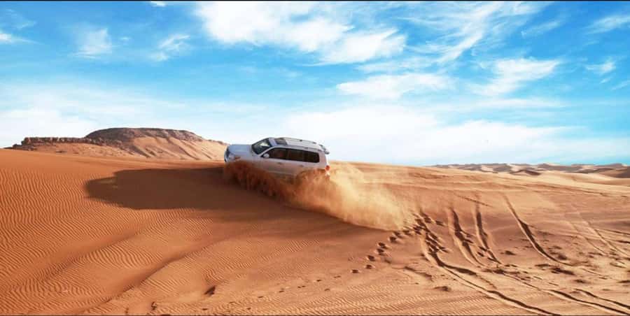 Quad Bike/Buggy, Desert Safari, Camel Ride, Dune Bashing - Photo stops at Ash Shaqra and the sunset viewpoint