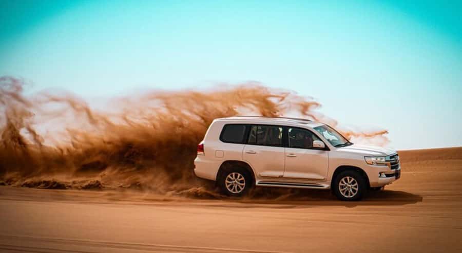 Relax Inland Sea Tour, Desert Safari, Camel Ride, SandBoard - Reaching the Inland Sea Beach