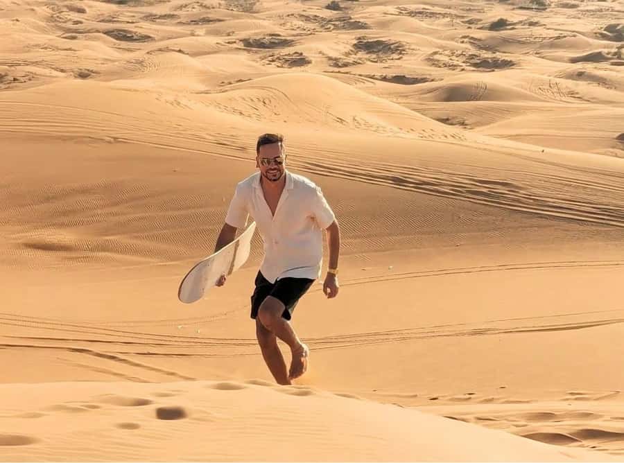 Relax Inland Sea Tour, Desert Safari, Camel Ride, SandBoard - Quad biking is optional, and the risk is yours