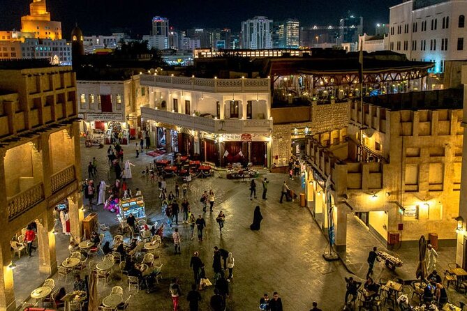Souq Waqif Through the Eyes of Locals | Walking Tour | Doha City - Camels and horses in the market quarter